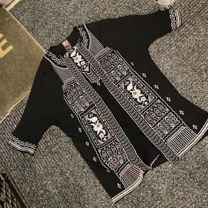 JOHNNY WAS OPEN CARDIGAN